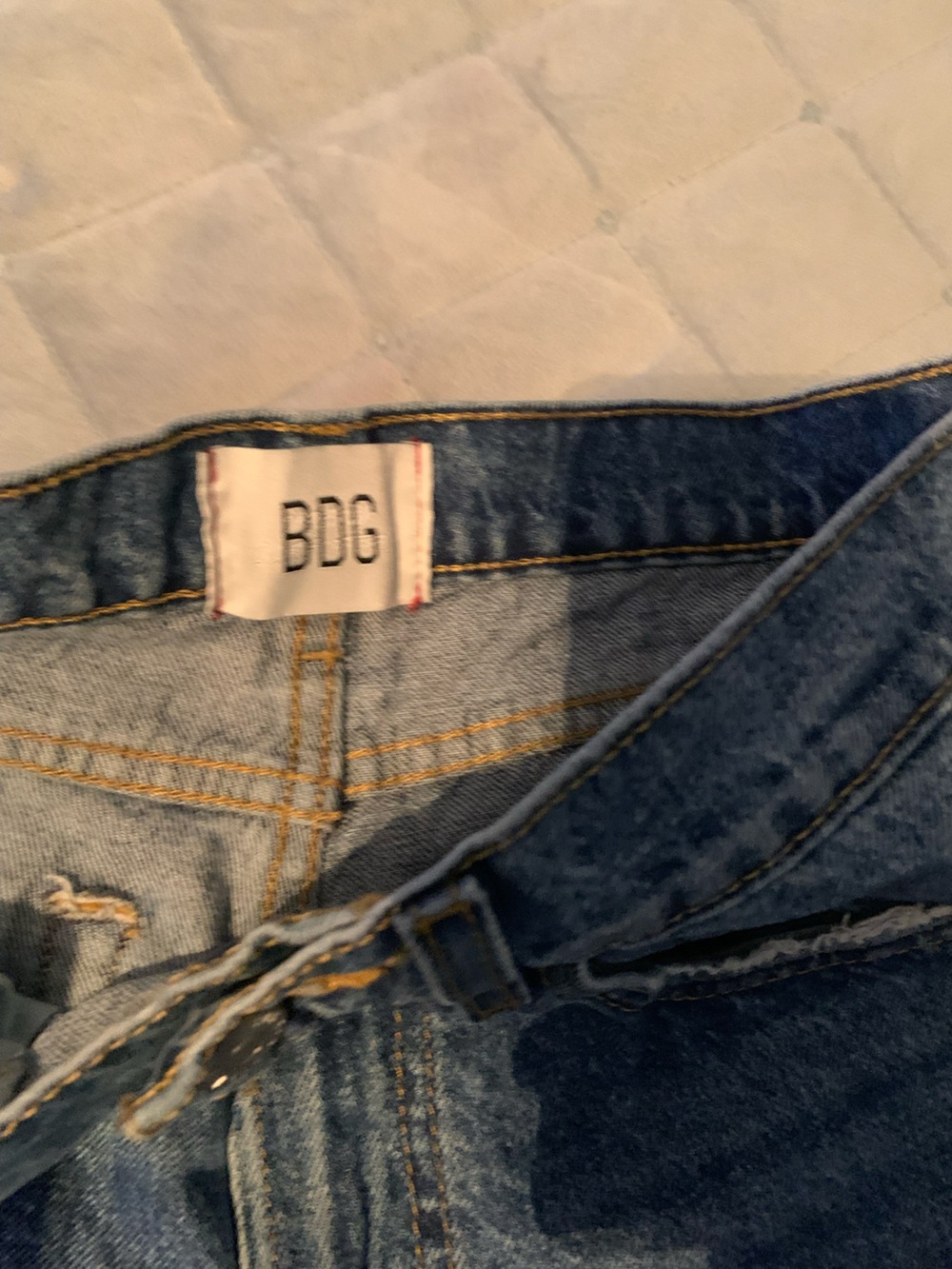 BDG Straight-Leg Jeans in Washed Blue